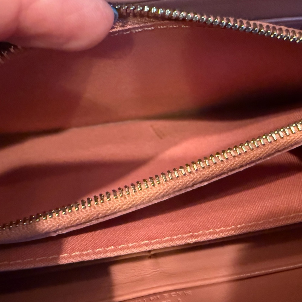 Fendi Pink Leather Zip Around Wallet - Picture 9 of 9